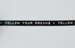 Picture of Black printed tape - Follow your dreams