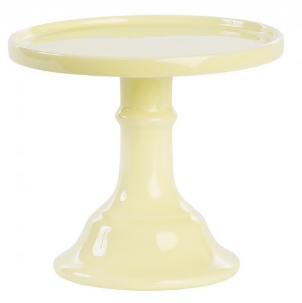 Picture of Ceramic Cake Stand Yellow (S)