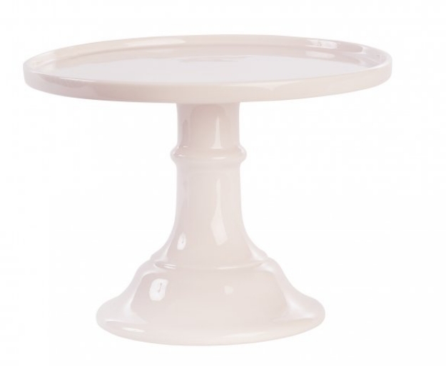 Picture of Ceramic Cake Stand Pink (L)