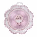 Picture of Plates pink polka dots & plaid (20cm.)