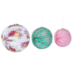 Picture of Paper Lanterns - Floral (set 3)