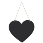 Picture of Chalkboard Wooden Hanging Heart