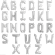 Picture of Foil Balloons Letters Silver (40cm)