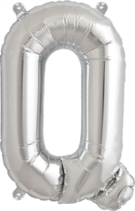 Picture of Foil Balloon Letter Q silver 40cm