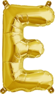 Μπαλόνι γράμμα E χρυσό 40εκ.