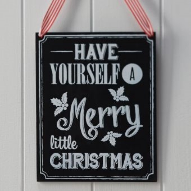 Picture of Merry Christmas-Wooden sign