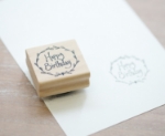 Picture of Rubber Stamp Happy Birthday