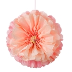 Picture of Blush Flower Pom Poms (set 3)
