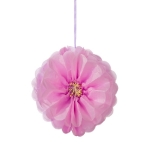 Picture of Blush Flower Pom Poms (set 3)