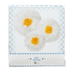 Pom Pom - Λουλούδια λευκά (σετ 3)