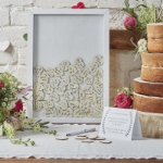 Picture of Wooden Frame Alternative Guest Book  