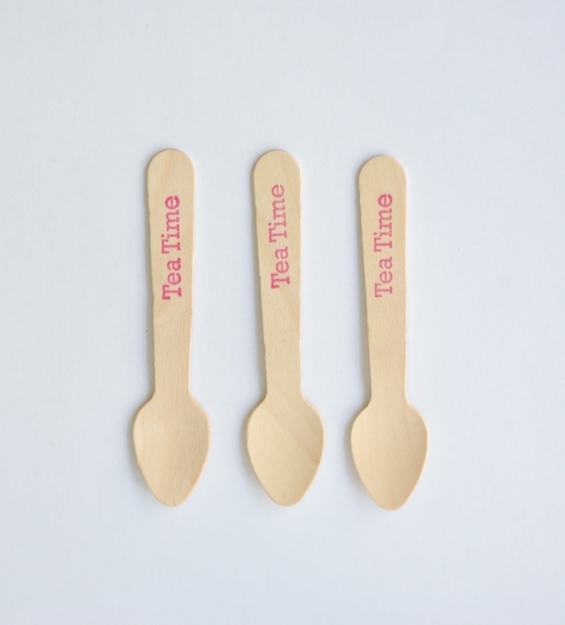 Picture of Wooden spoons 9cm Tea Time