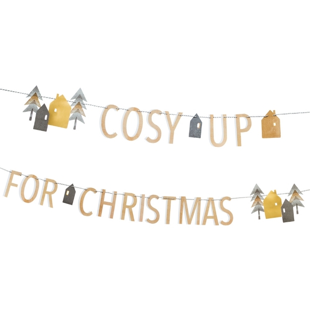 Γιρλάντα-COSY UP FOR CHRISTMAS