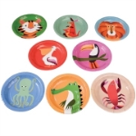 Picture of Paper Plates (17,5cm.) - Colourful Creatures