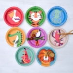 Picture of Paper Plates (17,5cm.) - Colourful Creatures