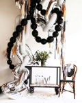 Picture of Foil balloon Deco Link silver 87cm