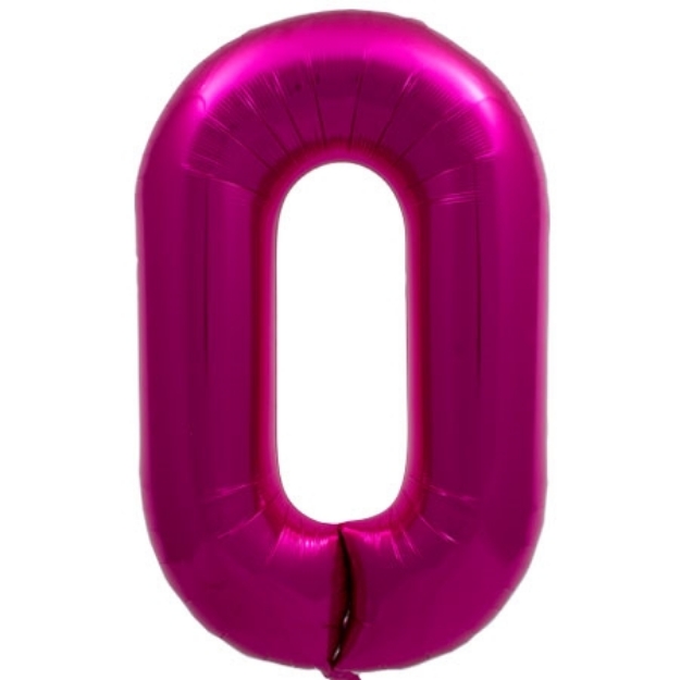 Picture of Foil balloon Deco Link magenta 87cm