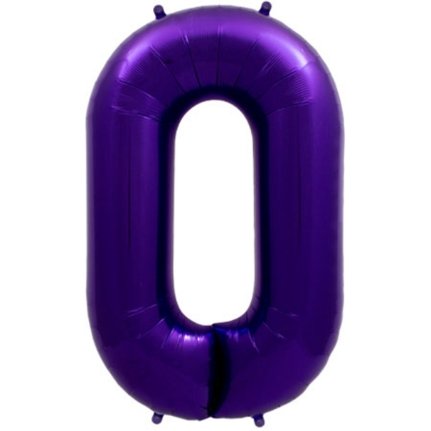 Picture of Foil balloon Deco Link purple 87cm