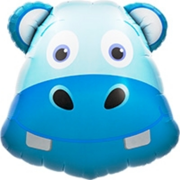 Picture of Foil Hippo head balloon 71cm