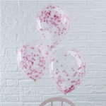 Picture of Pink Confetti Filled Balloons 