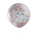 Μπαλόνια Large με πολύχρωμα κομφετί