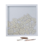 Picture of Hello World-Cloud Drop Top Frame Guest Book 