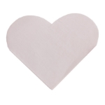 Picture of Heart Shaped Paper Napkins - Pink