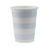 Picture of Baby Blue Stripe Paper Cups 