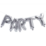 Picture of Foil Balloons Kit PARTY silver