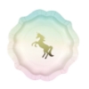 Picture of Dinner paper plates - Unicorn (12pcs)