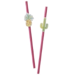 Picture of Paper Straws-Tropical (16pc.)