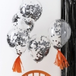Picture of Black Confetti Balloons