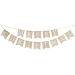 Picture of Hessian Burlap Merry Christmas Bunting