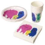 Picture of Paper Plates (17,5cm.) - Monsters of the world