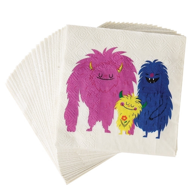 Picture of Paper napkins - Monsters of the world