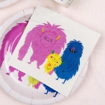 Picture of Paper napkins - Monsters of the world