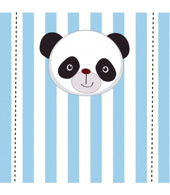 Picture of Table Backdrop - Blue Panda
