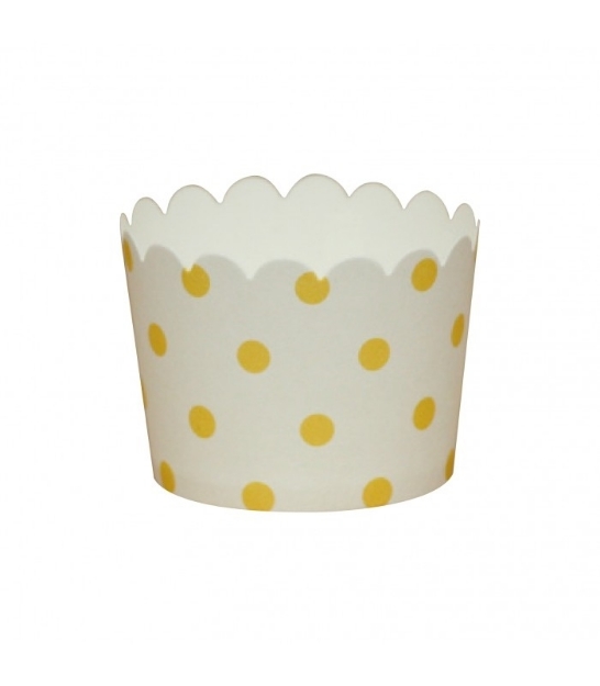 Picture of Yellow dots baking cups