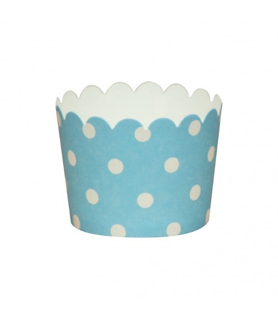 Picture of Blue polka dots cupcake cases