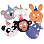 Picture of Party animal face masks (pack of 6)