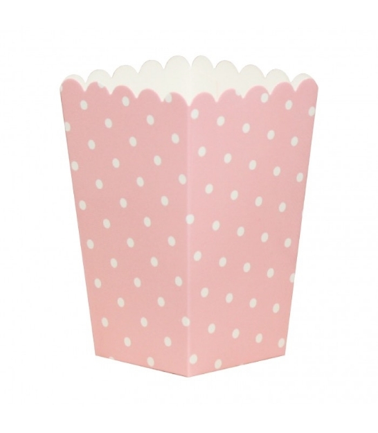 Picture of Pop corn boxes pink dots