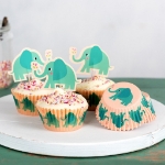 Θήκες και διακοσμητικά για cupcakes - Ελεφαντάκι