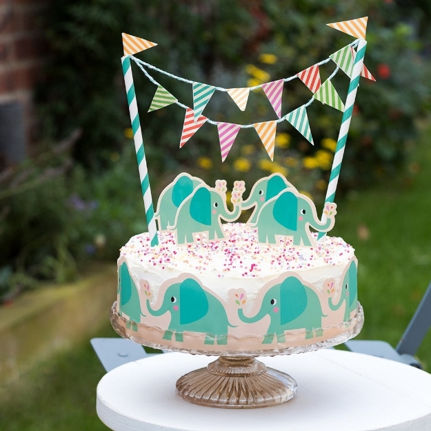 Picture of Cake Bunting - Elephant