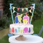 Picture of Cake Bunting - Monsters of the world