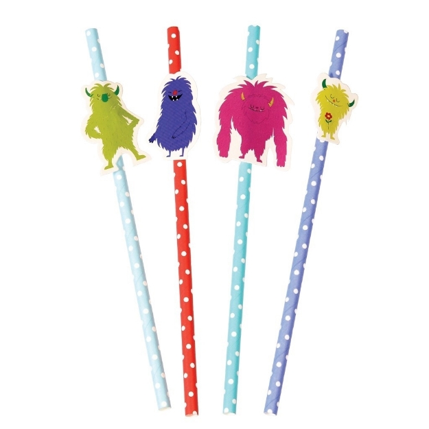 Picture of Paper straws - Monsters of the world (4pc.)