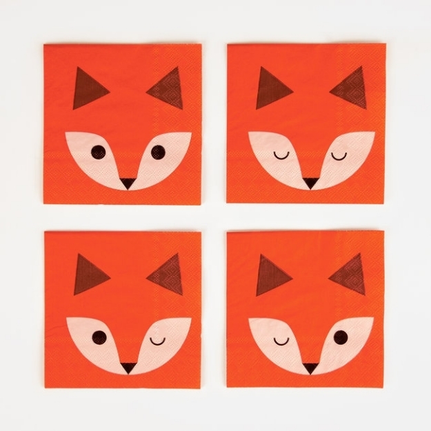 Picture of Napkins - Little fox