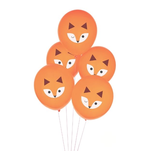 Picture of Printed balloons - Little fox (5pcs)