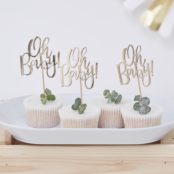 Picture of Cupcake toppers - Oh Baby!