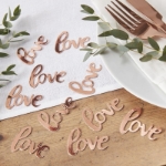 Picture of Rose Gold Foiled Love Comfetti