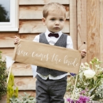 Picture of Here Comes The Bride Aisle Sign